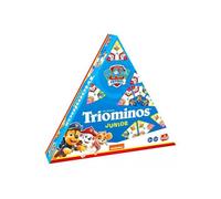 Triominos Junior Pat Patrouille, Enfant 3 ans plus - Couleurs, Nombres, Puzzle - Jeu Observation - Set Dominos triangle + Carte