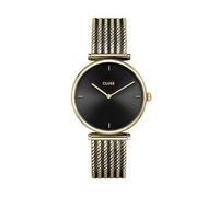 Triomphe CW10403 Montre pour femme, couleur or et noir, noir/doré, type de bracelet, Noir/doré, Type de bracelet :
