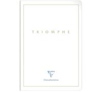 Triomphe GOLD cahier piqûre textile A4 96 pages ligné papier blanc 90 g - Blanc