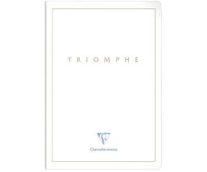 Triomphe GOLD cahier piqûre textile A4 96 pages ligné papier blanc 90 g - Blanc