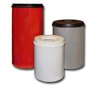 TRIONYX 060147 Poubelle de sécurité anti-feu 80 L, coloris marron beige