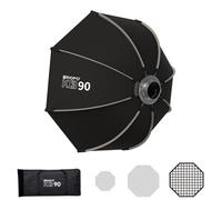 TRIOPO Boîte à lumière octogonale portable Bowens Mount Softbox : installation rapide avec design pliable, compatible avec les lumières continues Bowens (K3-90/90 cm)