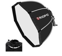 Triopo KX120 Soft Box 47.2in/120cm Octogone Parapluie Photographie Softbox pour Godox V1 AD200Pro Tête Ronde Flash Speedlite Speedlight Soft Box Diffuseur de Lumière