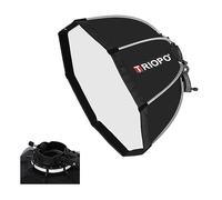 Triopo KX65 Soft Box 25.6in/65cm Octogone Parapluie Photographie Softbox pour Godox V1 AD200Pro Tête Ronde Flash Speedlite Speedlight Soft Box Diffuseur de Lumière