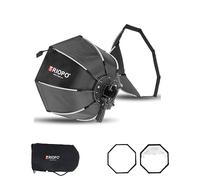Triopo Softbox 25,6 pouces/65 cm Boîte à lumière octogonale pour Photographie Godox V860II V860III V850II V850III TT600 TT685 TT685II YN560 III IV JY-680A, etc. Flash Speedlite Soft Box (KS2-65)