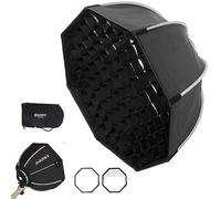 Triopo Softbox 47.2In / 120Cm avec Grille en Nid d'abeille, Octogone Umbrella Photographie Softbox pour Godox V860 V850 Tt600 Tt685 Tt685Ii Yn560 III Iv Jy-680A, Etc.