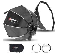 Triopo Softbox Box 47.2In / 120Cm Octagon Umbrella Photographie Softbox pour Godox V860Ii V860Iii V850Ii V850Iii Tt600 Tt685 Tt685Ii Yn560 III Iv Jy-680A, Etc.