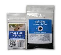 Triops Galaxy - Triops longicaudatus - Pack de démarrage des écrevisses préhistoriques Mini - Œufs de triops avec Instructions de l'élevage en français à télécharger (50 œufs)