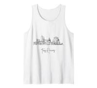 Trios-Rivieres Skyline Québec Souvenirs de voyage Paysage urbain Débardeur