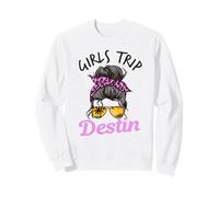 Trip Destin Florida Chignon à Cheveux désordonnés pour Filles Sweatshirt