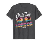 Trip Filles Londres 2025 T-Shirt, Homme, Chiné Foncé, 3XL
