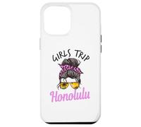 Trip Honolulu Hawaii Chignon à Cheveux désordonnés pour Filles Coque pour iPhone 12 Pro Max