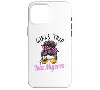 Trip Isla Mujeres Mexico Chignon à Cheveux désordonnés pour Filles Coque pour iPhone 16 Pro Max