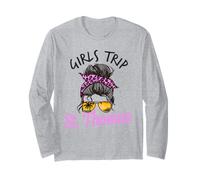 Trip St. Thomas USVI - Cheveux désordonnés Assortis pour Filles Manche Longue