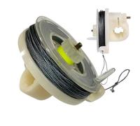 Trip Wire, 82ft Weatherproof Early Warning Line, Reusable Reel Dispenser, Outdoor Security Tool for Camping, Survival Defense, Barns, Farms, Tents, and Hunting Use, 25meters, Multicolor