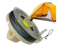 Trip Wire Câble pour système d'alarme, 25 m de Fil de trébuchement sur Bobine réutilisable | Système d'alerte précoce résistant intempéries pour Camping, Grange, Camping, Protection, Tente, Ferme