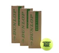 Tripack De Botes De 3 Bolas Dunlop Eco Padel 601554eu