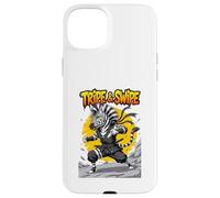 Tripe and Swipe Funny Zebra Kung Fu Martial Arts Cartoon Coque pour iPhone 15 Plus