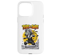 Tripe and Swipe Funny Zebra Kung Fu Martial Arts Cartoon Coque pour iPhone 15 Pro Max