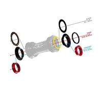 Tripeak Cuvettes De Boîtier De Pédalier Bsa Shimano/sram Dub/rotor 3d+ Ceramic