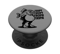 Tripi Tropi Tropa Tripa Italian Brainrot Meme PopSockets PopGrip Adhésif