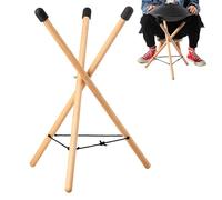 Tripied de support pour les mains, tambour de langue en acier en bois, support de caisse claire portable, support de caisse claire en bois massif réglable, support pour Tam