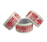 triplast 48 mm x 66 m attention Imprimé faible bruit Ruban adhésif d'emballage (Lot de 24)