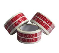 Triplast 48 mm x 66 m Contents Checked Printed Low Noise Parcel Packing Tape (Pack of 3)