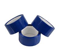 triplast 48 mm x 66 m Ruban adhésif d'emballage à faible bruit - Bleu (Lot de 3)