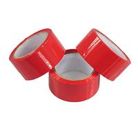triplast 48 mm x 66 m Ruban adhésif d'emballage à faible bruit - Rouge (Lot de 36)