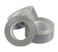 Triplast 50 mm x 50 m Strong Gaffa Duct Tape - Silver (Pack of 12)