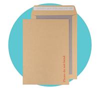 Triplast Lot de 20 enveloppes kraft format C4 324 x 229 mm à dos en carton rigide