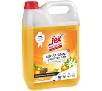 Triple Action Cleans Grease & Shine-Floors And Surfaces-Natural Formula-With Black Soap-Orange Blossom Fragrance-Food Contact-5l-Made In France