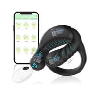 Triple anneau pénien vibrant en silicone Anneau Pénis Cockrîng Homme Sextoyse