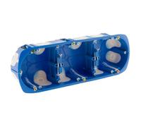 Triple boîte cloison No Air Multimat Ø67x40mm - Bleu - Blm