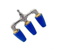 Triple buse turbo pour nettoyeur de pression, buse haute pression rotative à 360° 4000 PSI avec raccord rapide 1/4", Power Cleaner pour driveway, patio, fence