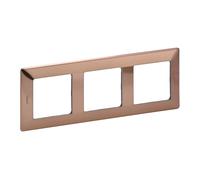 Triple cadre cuivre VALENA LIFE 754163