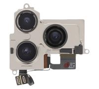 Triple Caméra Arrière 48MP pour iPhone 17 Pro Max Grand Angle et Téléobjectif Noir / Argent