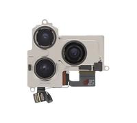 Triple Caméra Arrière 48MP pour iPhone 17 Pro Max Grand Angle et Téléobjectif Noir / Argent