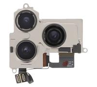 Triple Caméra Arrière 48MP pour iPhone 17 Pro Max Grand Angle et Téléobjectif Noir / Argent