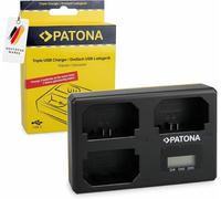 Triple Chargeur (USB-C Câble) pour NP-FZ100 FZ100 Batterie Compatible avec Sony Alpha FX3 FX30 A1 A9 A9II A7RIII A7RIV A7SIII A7III A7IV A6600 A7C ILME-FX3 ILME-FX30 ZV-E1 BC-QZ1