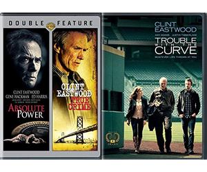 Triple Clint Eastwood Trouble With The Curve + Absolute Power & True Crime Movie Collection Film Feature pack