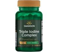 Triple complexe d'iode haute puissance 12,5 mg 60 gélules végétales Swanson Health Products