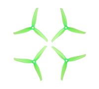 Triple d'hélice compatible Nazgul F5 de 5 pouces avec trou de montage de 5 mm pour les moteurs de drones FPV(crystal green 2pairs)