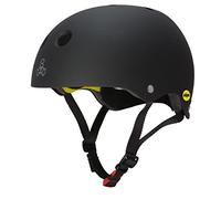 Triple Eight Brainsaver II Casque en Caoutchouc MIPS 337010-001-4LX 3165" Noir Taille L/XL