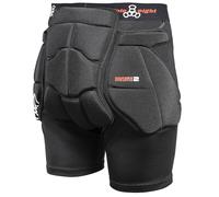 Triple Eight Bumsaver 2 Short rembourré pour Skateboard, Snowboard et Ski Noir Taille S