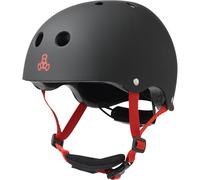 Triple Eight Lil 8 Casque de Skate pour Enfant Noir Mat