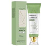 Triple Enzyme Exfoliating Gel,Gels Peeling Exfoliants Éclaircissant Visage | Gel exfoliant visage enrichi extrait de thé vert, soin cutané doux améliore texture pour peau lisse et confortable