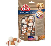 Triple Flavour Os À Mâcher Enveloppés Dans Un Filet De Poulet, Xs (Lot De 21)