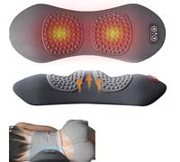 Triple Fusion Back Massager, 3 in 1 Back Massager, Triple Fusion, with Electric Traction Lifting & Heat Compress, All-Round Support (Gray)
